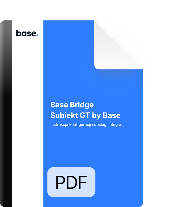 Instrukcja PDF Base Bridge