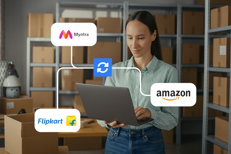 Real-Time Synchronisation of Orders, Stock, and Prices