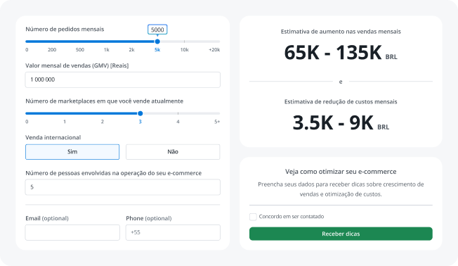 Calculadora de benefícios