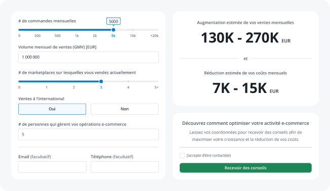 Calculateur de gains