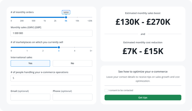 Benefits calculator