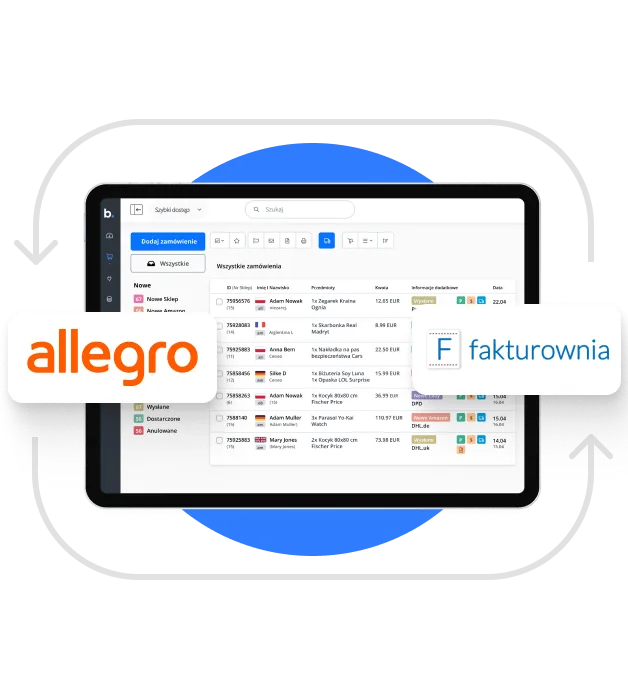 Integracja Allegro z Fakturownią