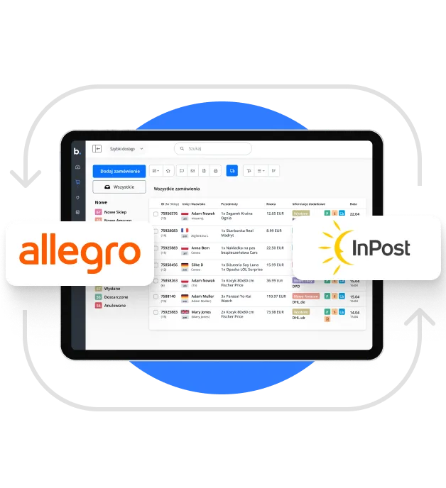 Integracja Allegro z InPost Kurier