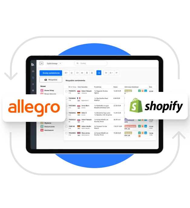 Integracja Allegro z Shopify