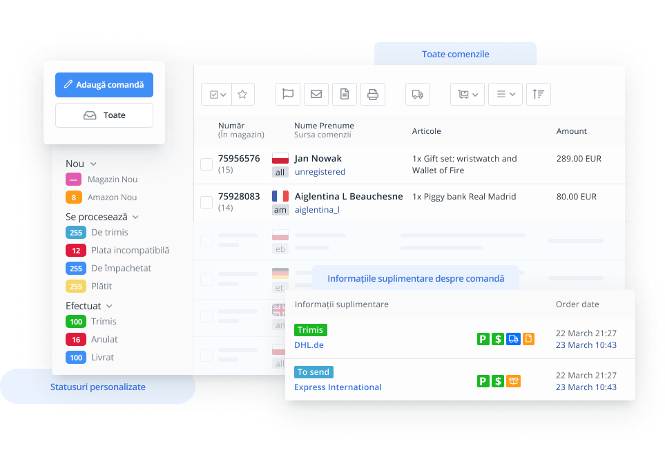 Managerul de comenzi