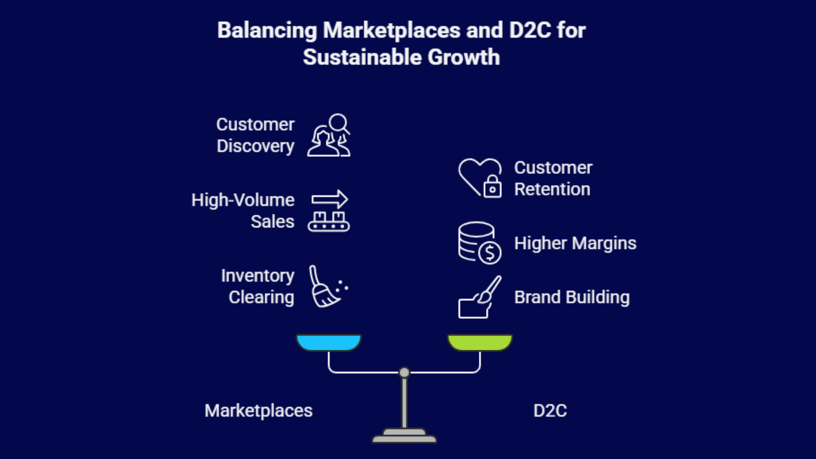 balancing marketplace and d2c strategy for sustainable growth