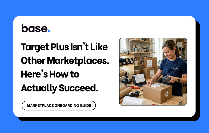 seller packing and fulfilling orders for Target Plus marketplace