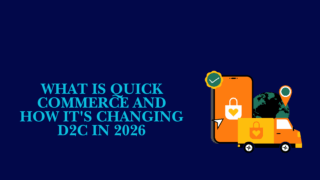 what is quick commerce and how it is changing d2c in 2026 illustration with instant delivery and ecommerce icons