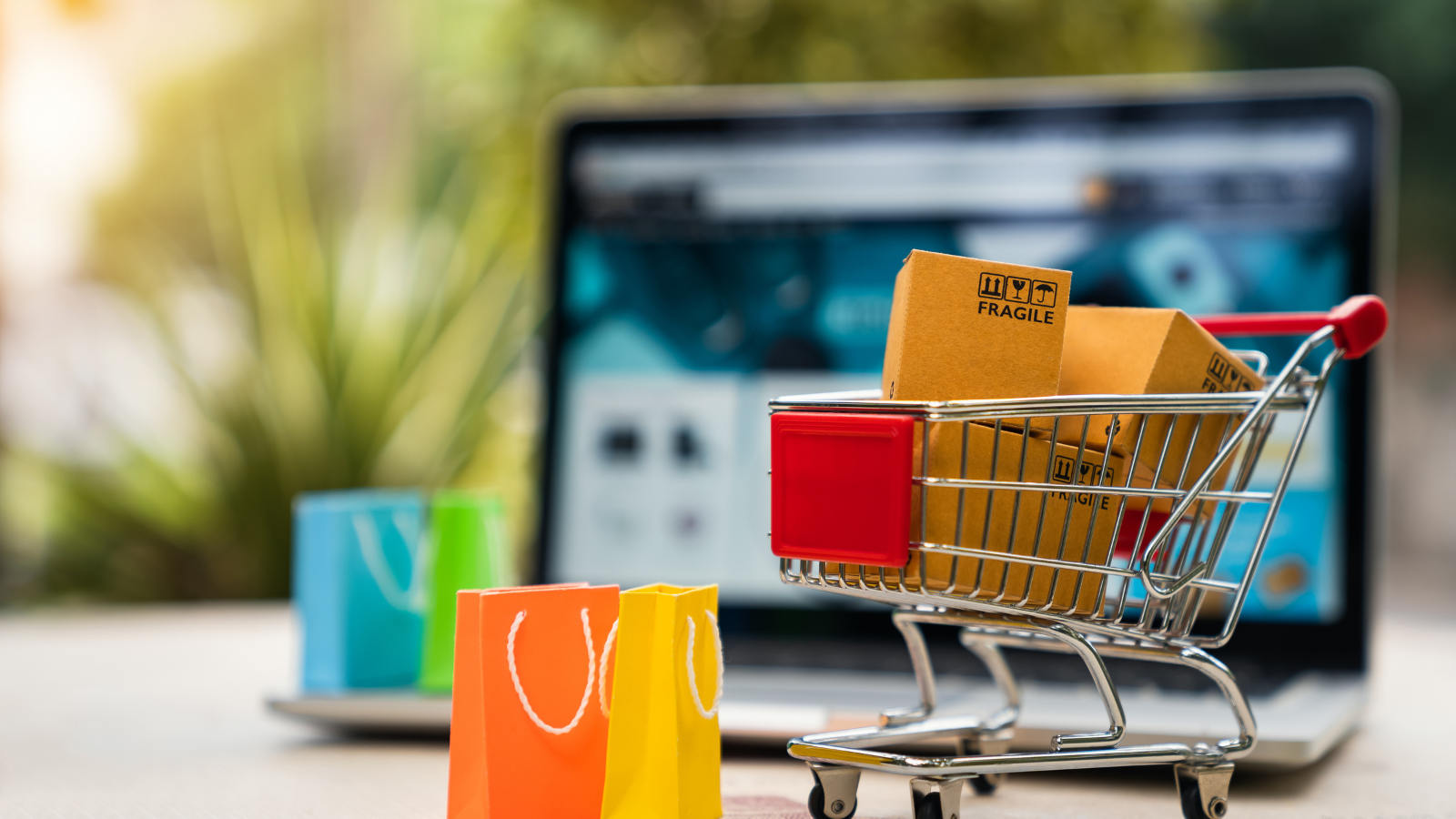 blinkit marketplace model image showing online shopping cart and platform driven order fulfillment