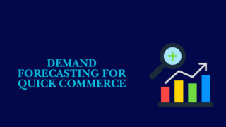 demand forecasting for quick commerce illustration with analytics dashboard and growth chart