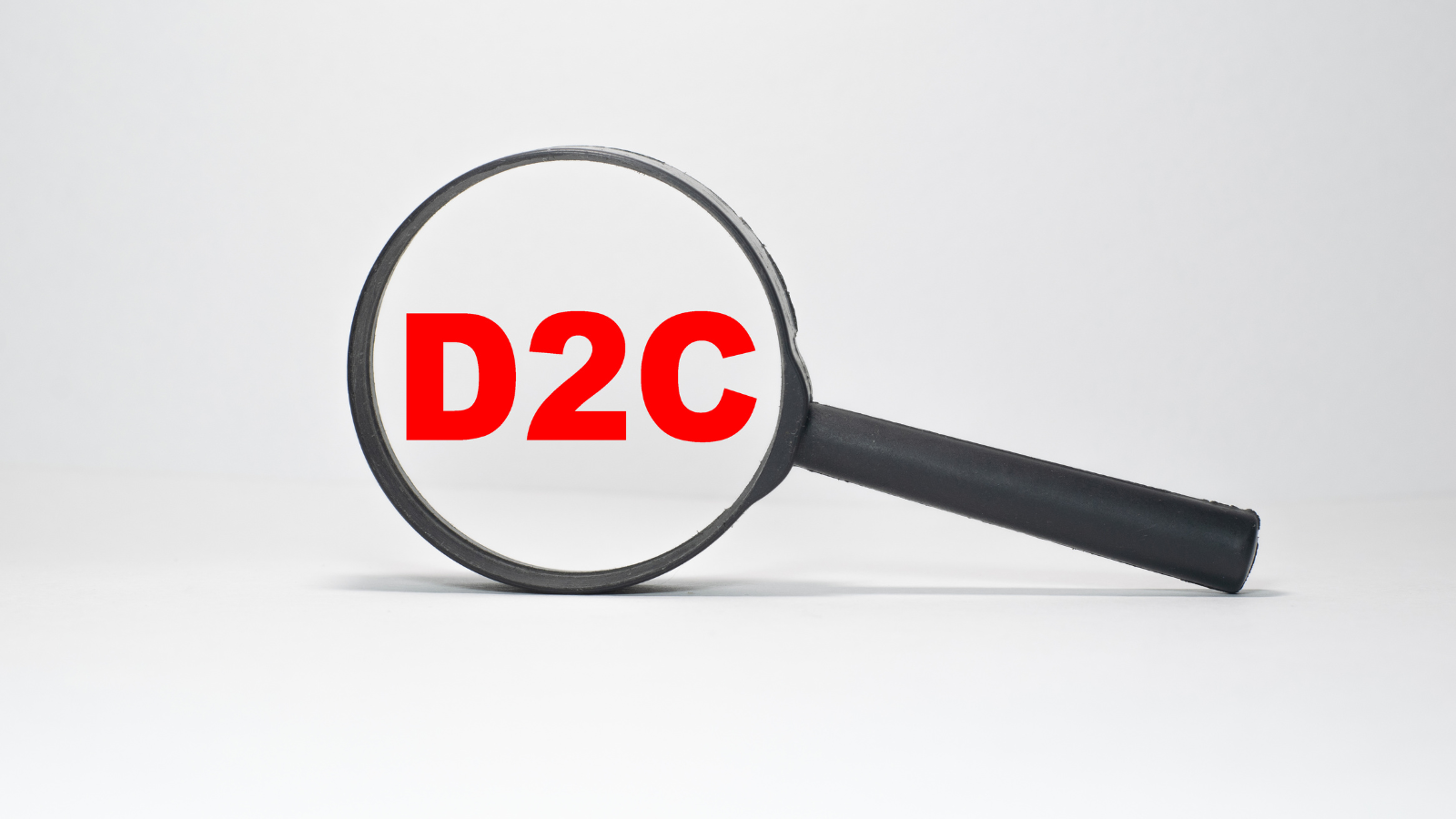 d2c channel strategy image showing magnifying glass and brand control concept