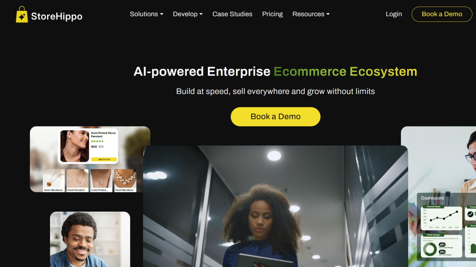StoreHippo ecommerce platform with built-in order management