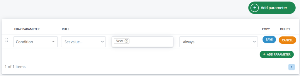 Rules for parameter mapping - Help Center | Base.com