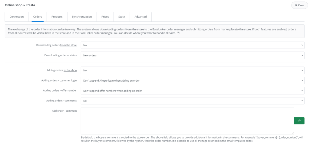Order Import - Help Center | Base.com