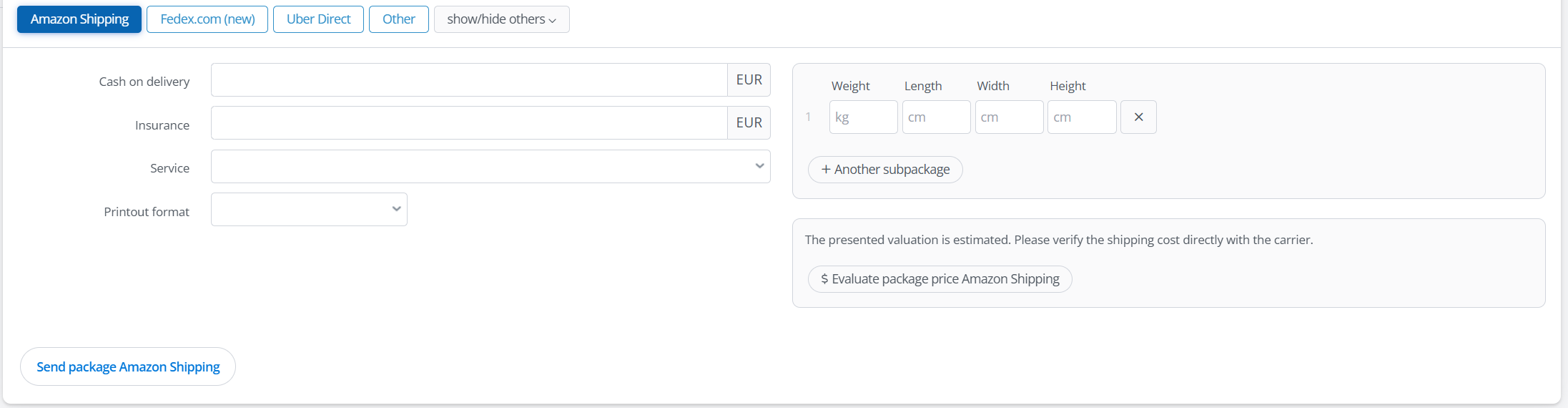 shipping-packages-via-amazon-shipping-at-Base.com