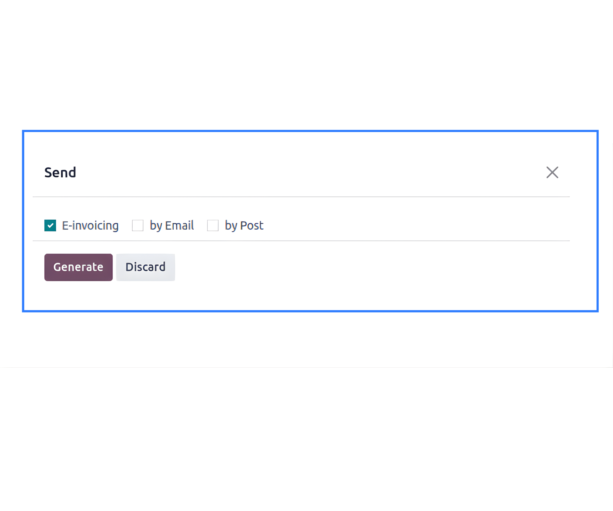Odoo e-Invoicing (IRN/QR via NIC)
