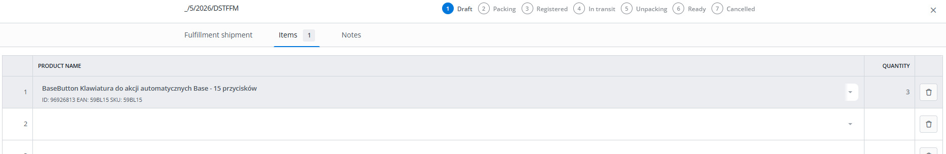 Adding products to an Amazon FBA shipment