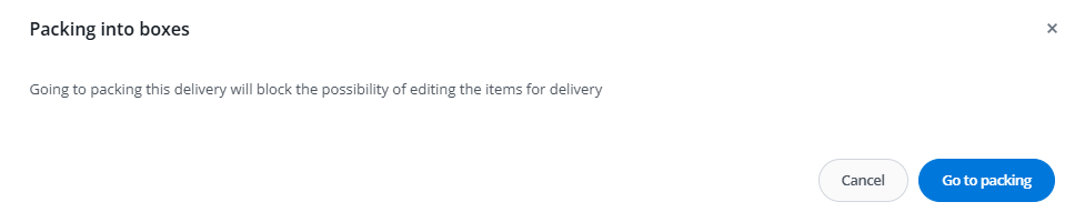 Product list edit lock message