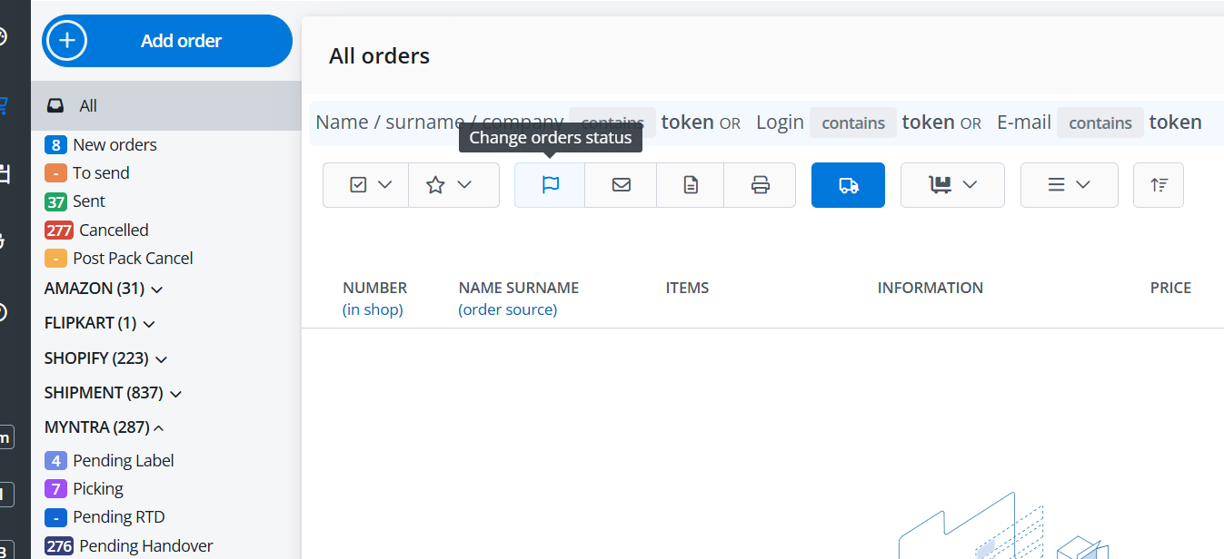 Order List