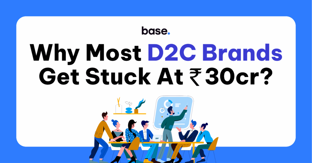 why most d2c brands get stuck at 30 crore growth plateau illustration