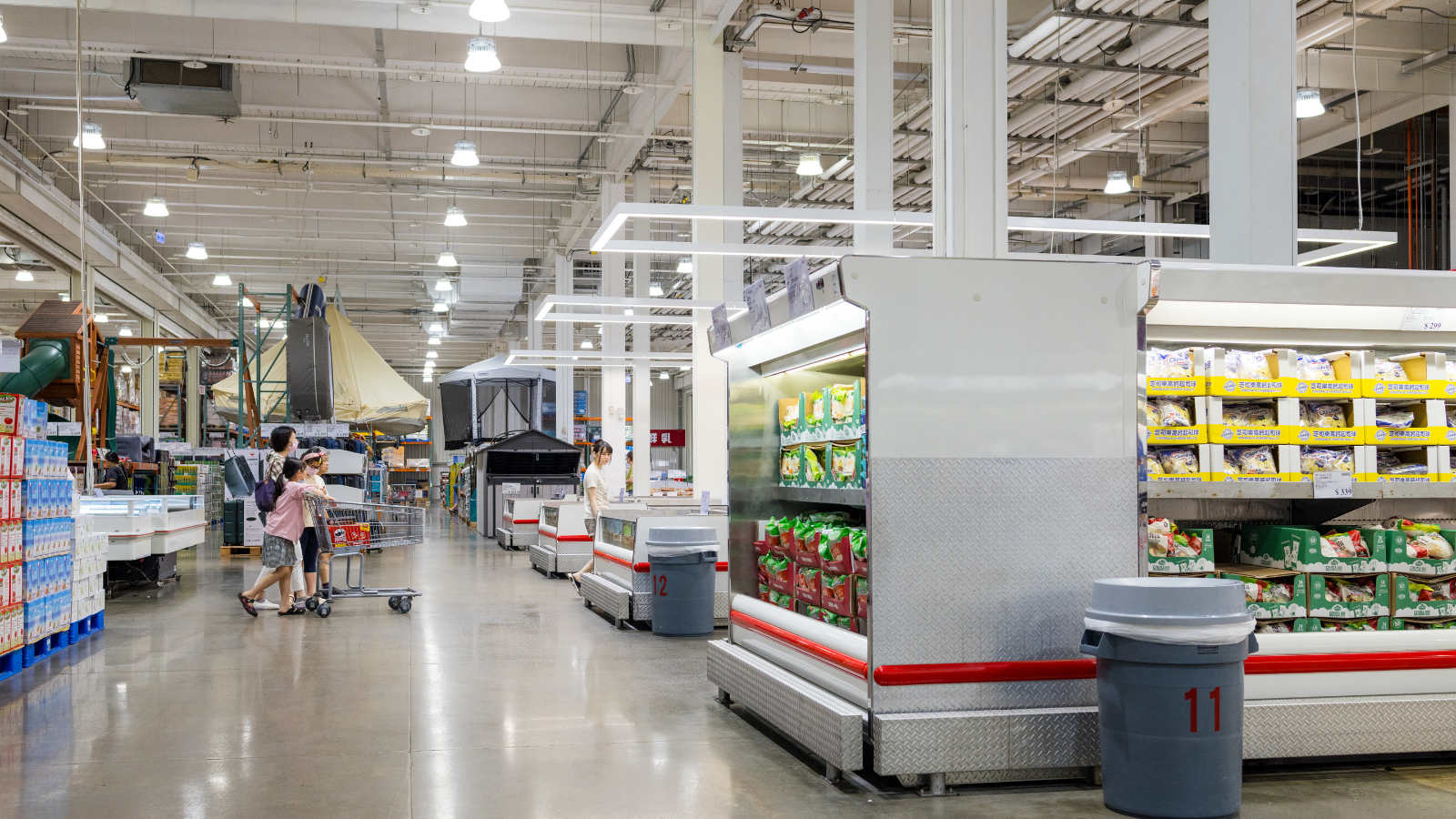 physical retail store interior image showing shelves products and in store shopping environment