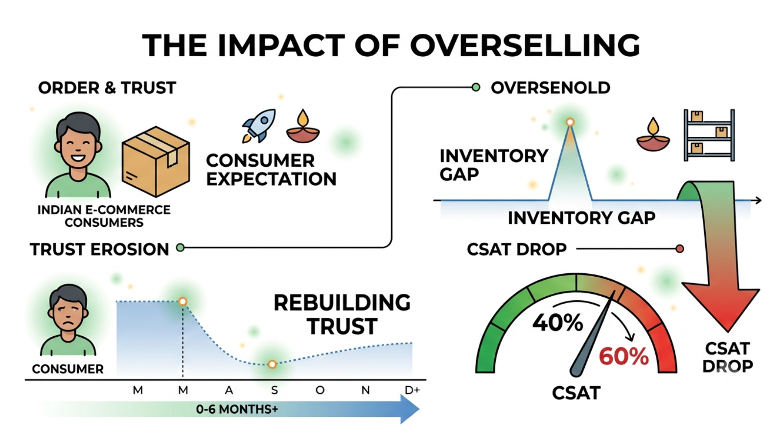 Real-time order management software improving inventory accuracy and customer satisfaction