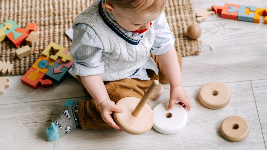 Baby, toys, and juvenile inventory planning showing toys and children's products affected by age bands, sizes, festive demand, and safety checks