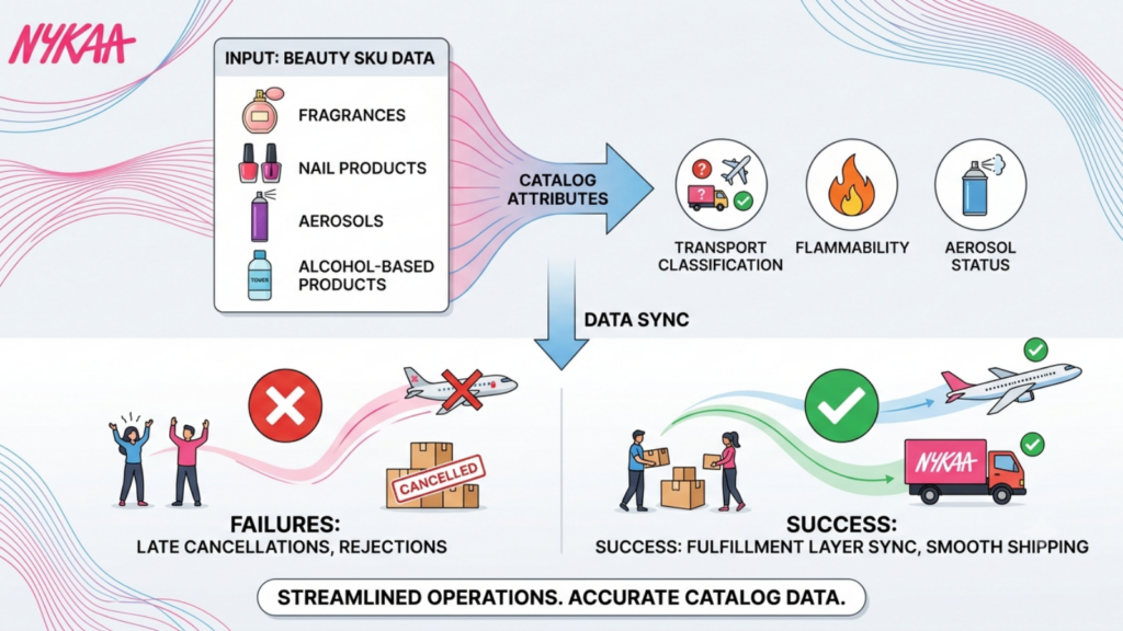 Blinkit rejection and RTV feedback loop showing rejected inventory, root-cause analysis, master data corrections, and defect reduction