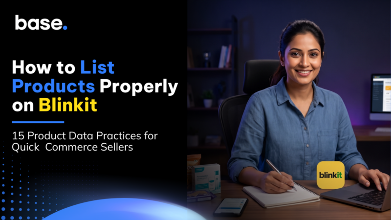 Blinkit product listing and quick commerce catalog management for sellers preparing accurate product data
