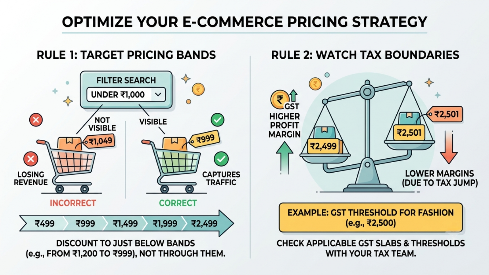 GST slab changes and their impact on product costs, selling prices, and printed MRP