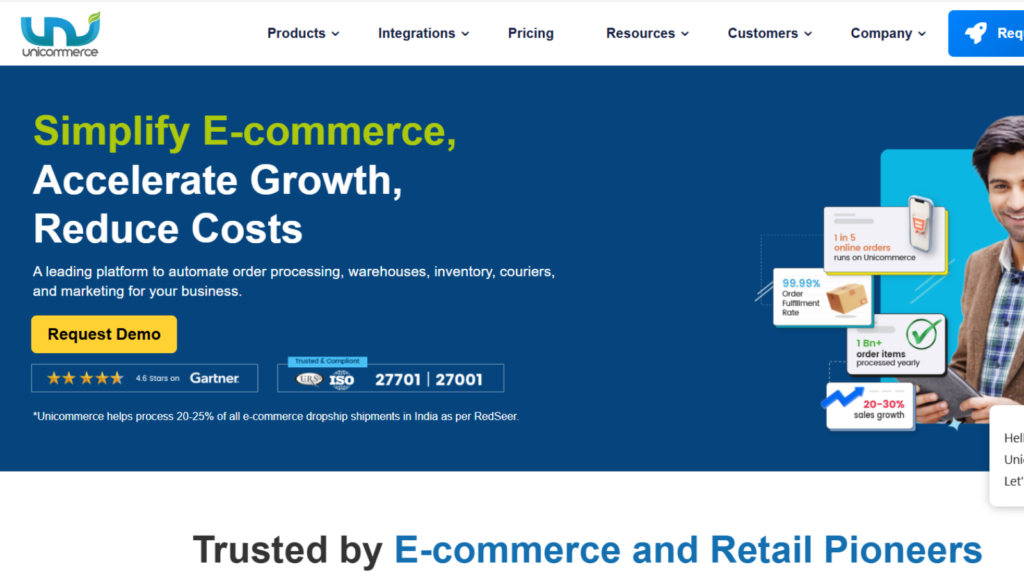 Unicommerce warehouse management software platform