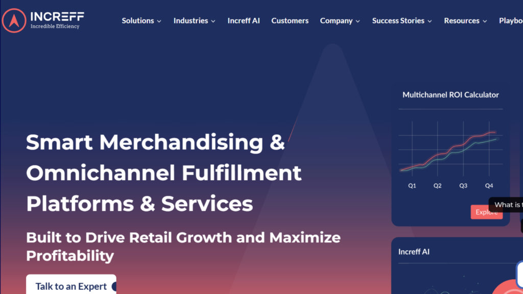 Increff warehouse management system for fashion and ecommerce brands