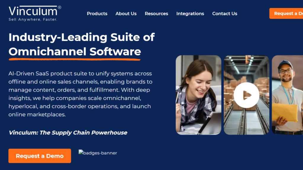 Vinculum omnichannel warehouse management software