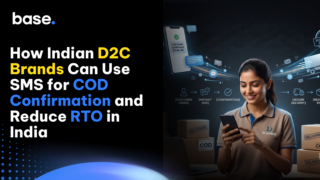 Indian D2C brand using SMS confirmation to reduce COD RTO before order dispatch