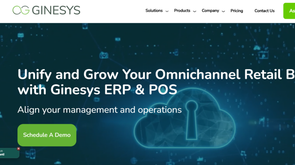 Ginesys ERP and POS platform for omnichannel retail and business operations