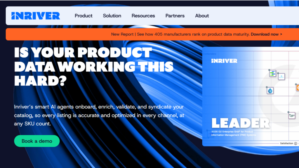 inriver product information management platform for product data and digital commerce