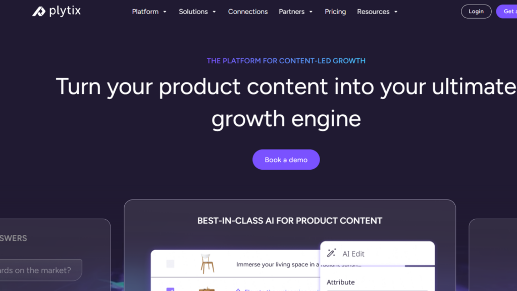 Plytix PIM platform for centralized product content and product data management