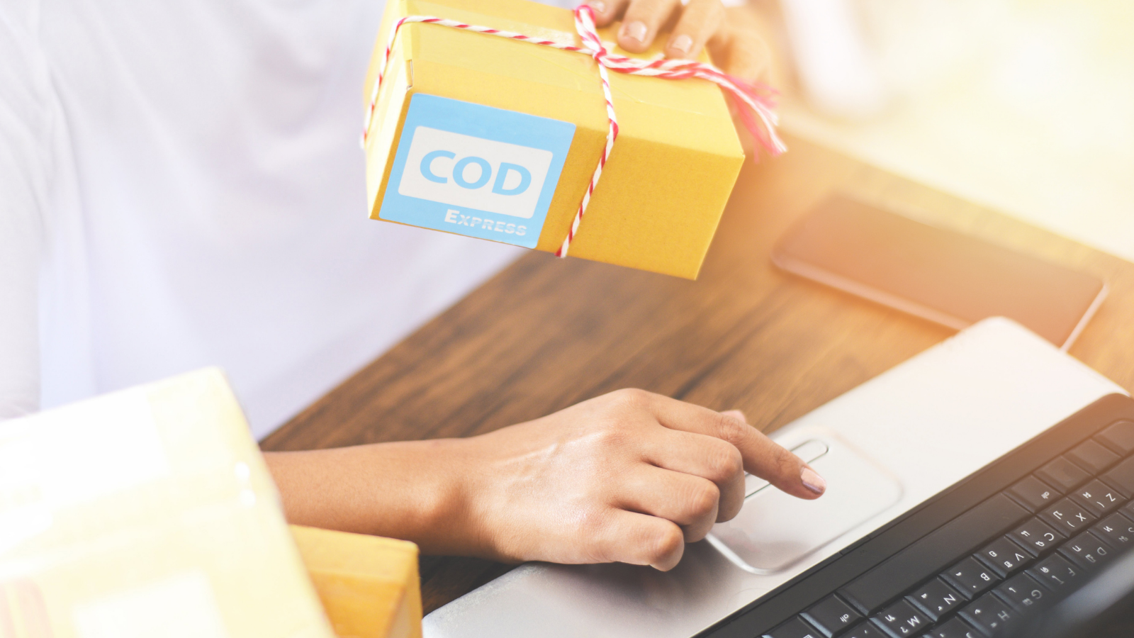 Cash-on-delivery order creating an inventory reservation to prevent committed stock from being sold again