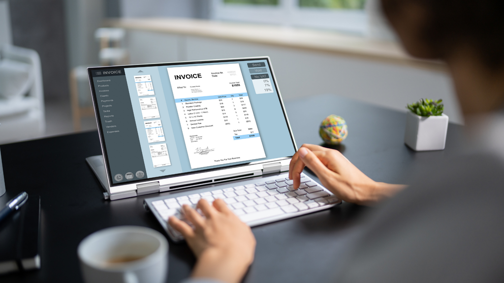 Automated invoicing workflow showing GST-compliant invoice generation and tax treatment for ecommerce orders
