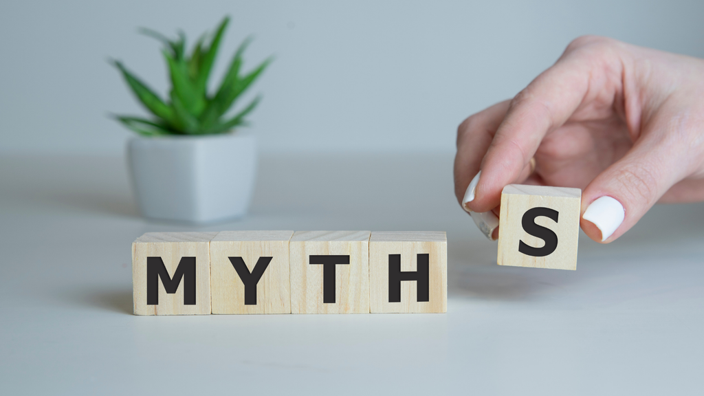 Myth and facts illustration representing common misconceptions about ERP and inventory management software