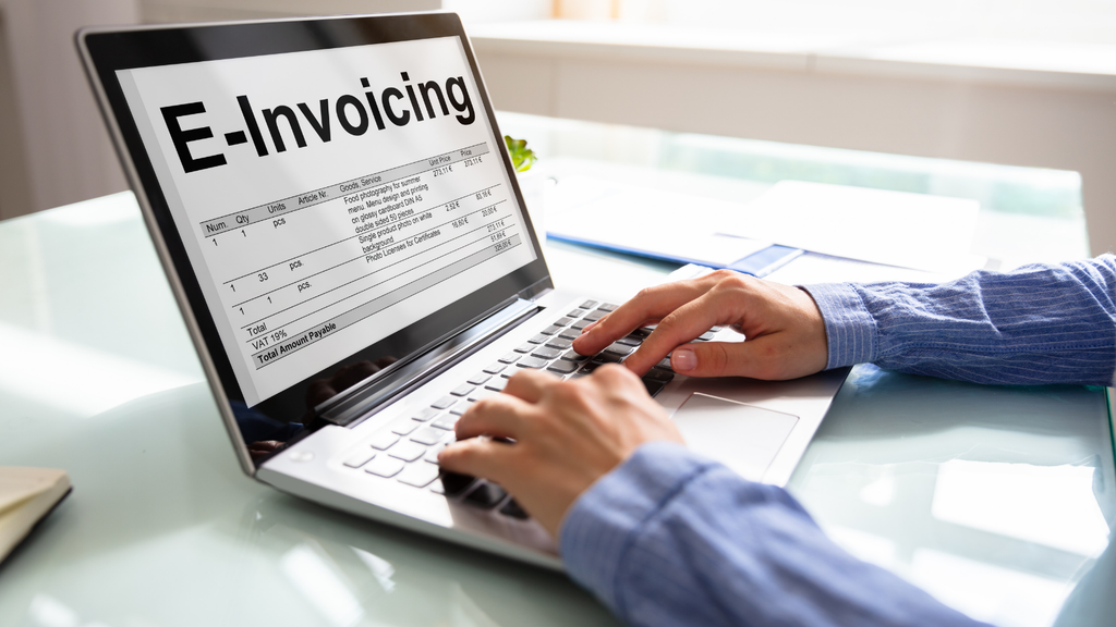 GST e-invoicing workflow showing digital invoice generation and compliance for Indian ecommerce businesses