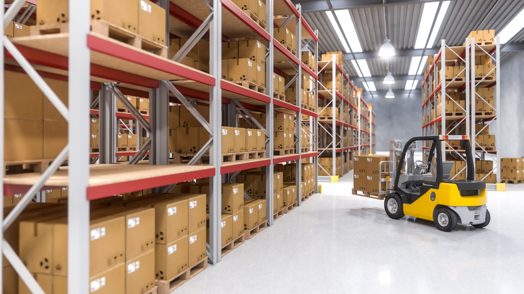 Warehouse environment with storage shelves and equipment illustrating the importance of understanding real warehouse workflows

