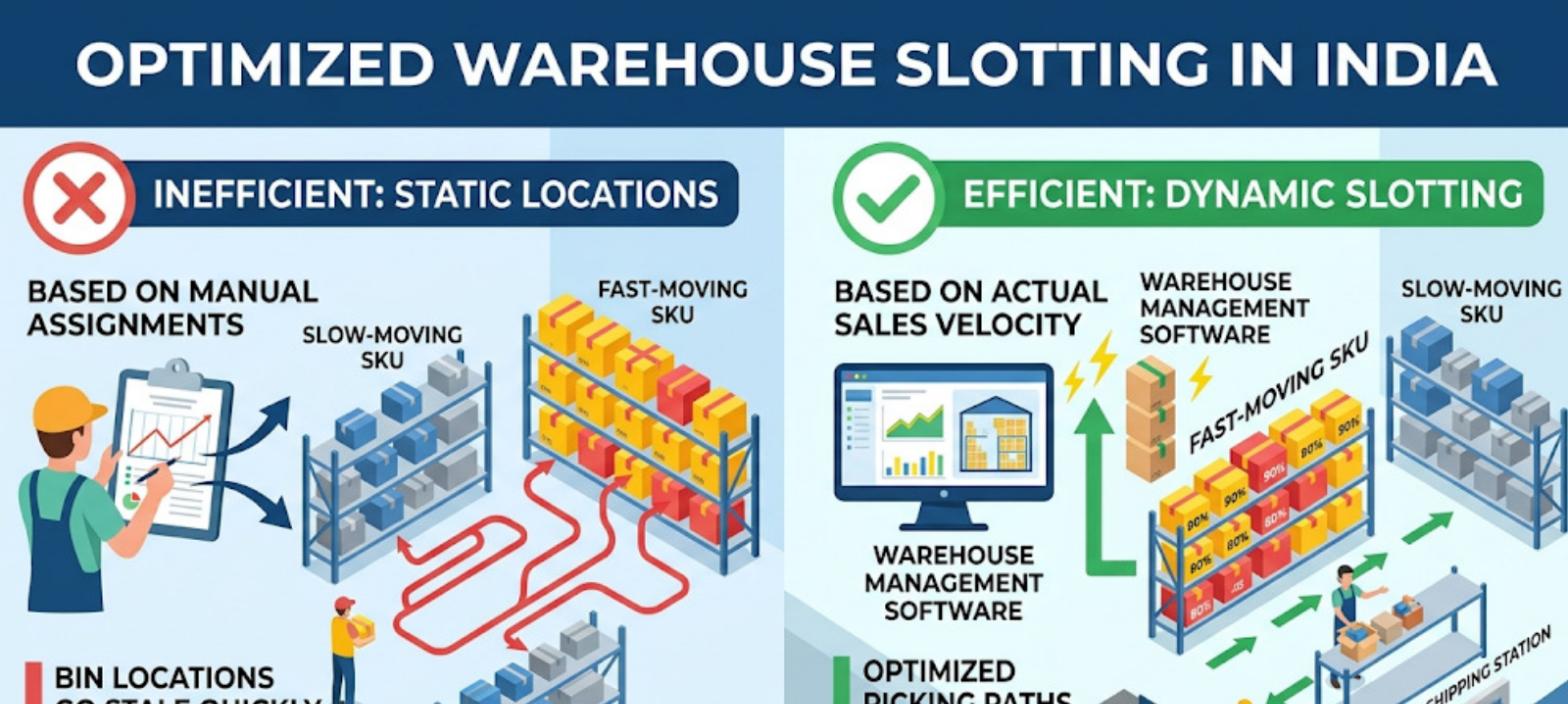 Warehouse receiving workflow comparing verified stock matching with unverified receiving that can create phantom inventory