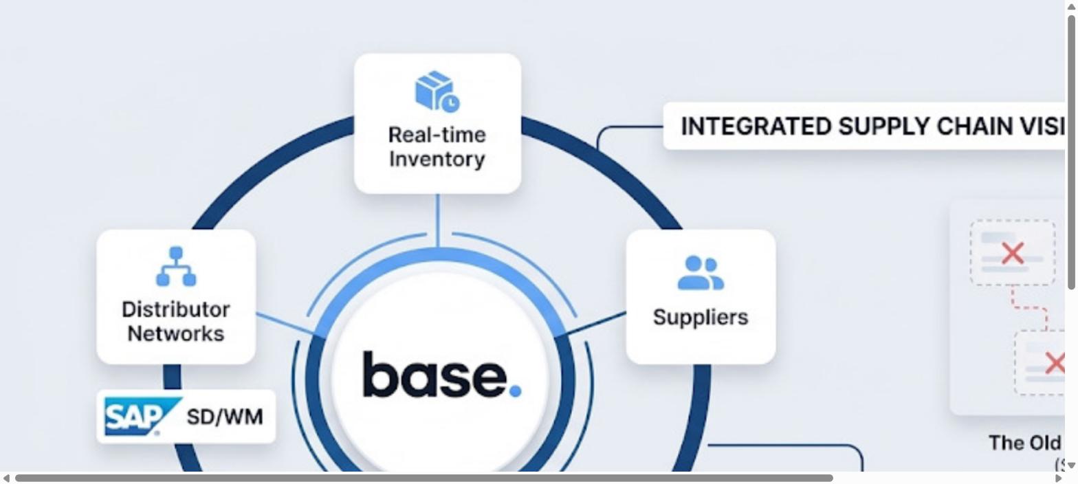 Integrated supply chain visibility architecture connecting real-time inventory, suppliers, courier data, order execution, and unified analytics
