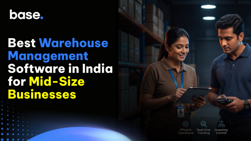 Best warehouse management software in India for mid-size businesses, showing warehouse teams using technology to manage ecommerce operations