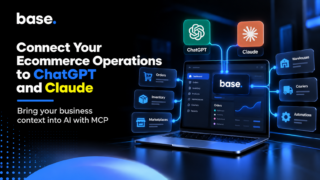 Base MCP connecting ecommerce operations, including orders, inventory, marketplaces, warehouses, couriers and automations, with ChatGPT and Claude through AI.