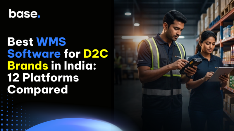 Best WMS software for D2C brands in India showing 12 warehouse management platforms compared by fulfilment needs, scale, and operations