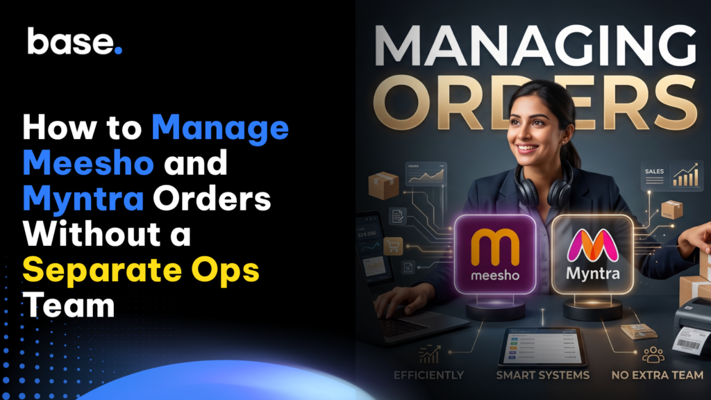 Meesho and Myntra order management with automated workflows and centralized ecommerce operations