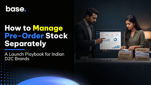 Pre-order inventory management guide showing Indian D2C brands separating promised stock from physical sellable inventory