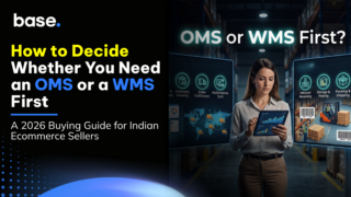 OMS vs WMS buying guide for Indian ecommerce sellers comparing order management, warehouse operations, channels, SKUs, and implementation